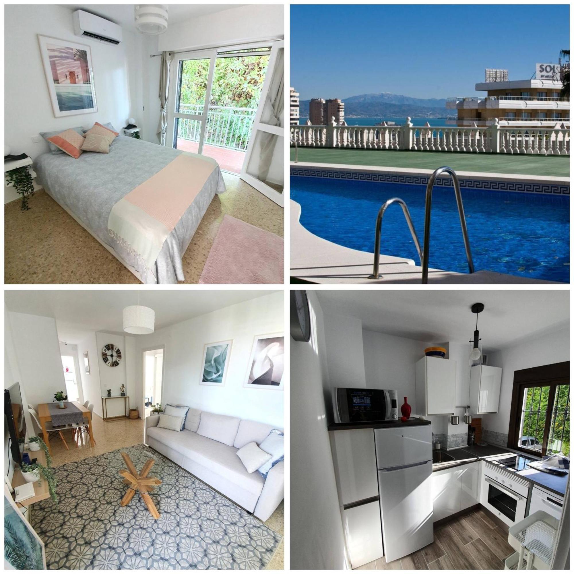 Apartment Pool Sea View Bajondillo Torremolinos Extérieur photo